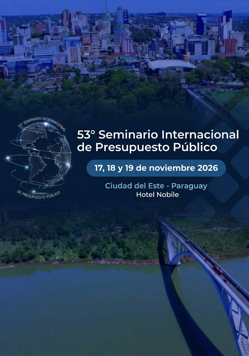 Afiche Oficial 53° Seminario Internacional de Presupuesto Público
