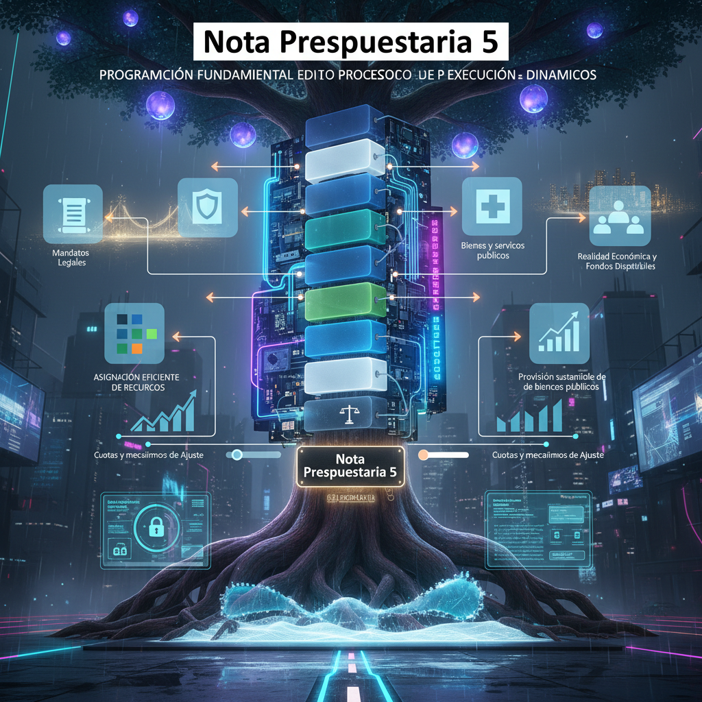 Portada de la Nota Presupuestaria 5