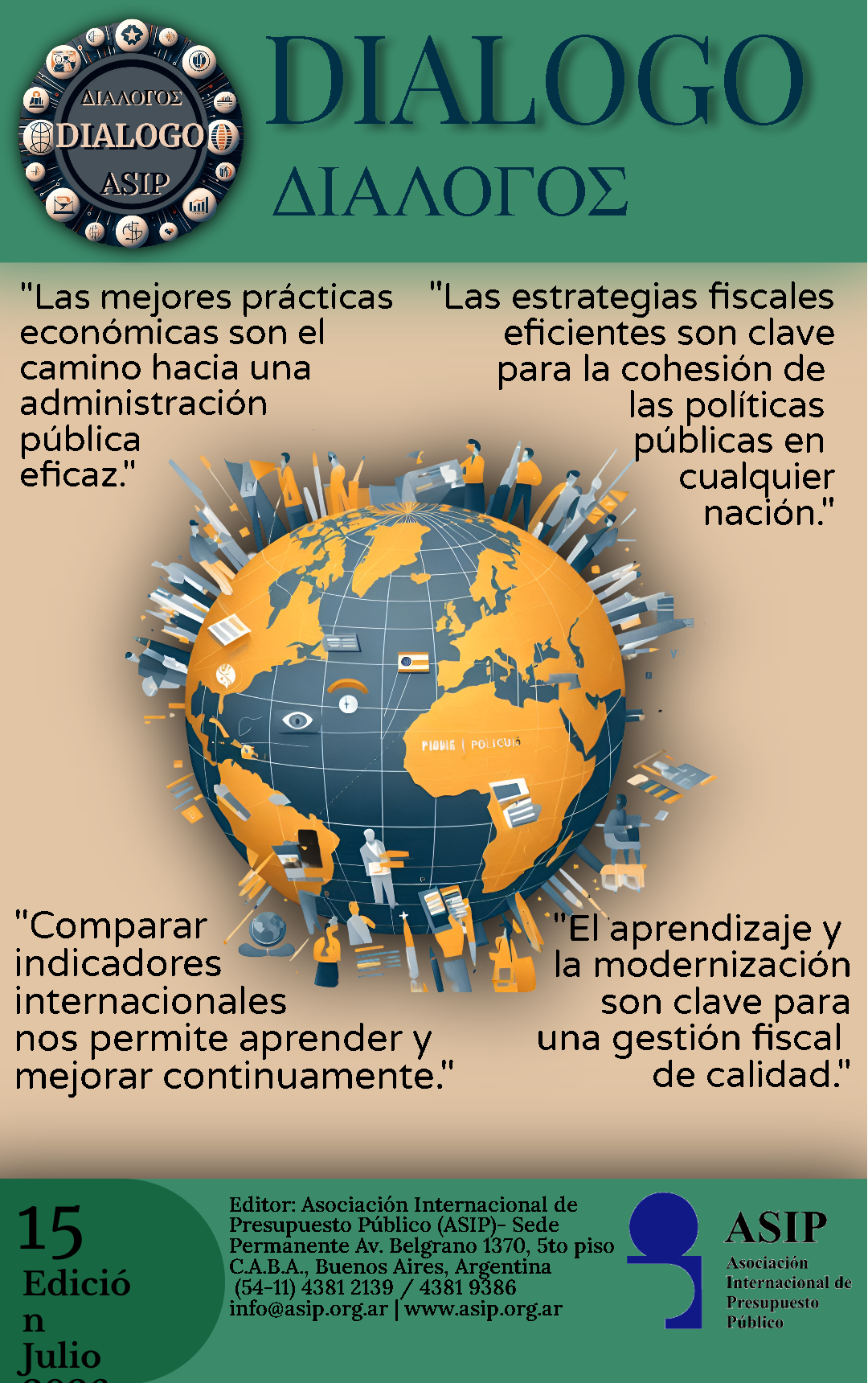 Portada Oficial de Revista Diálogo Edición Número 15